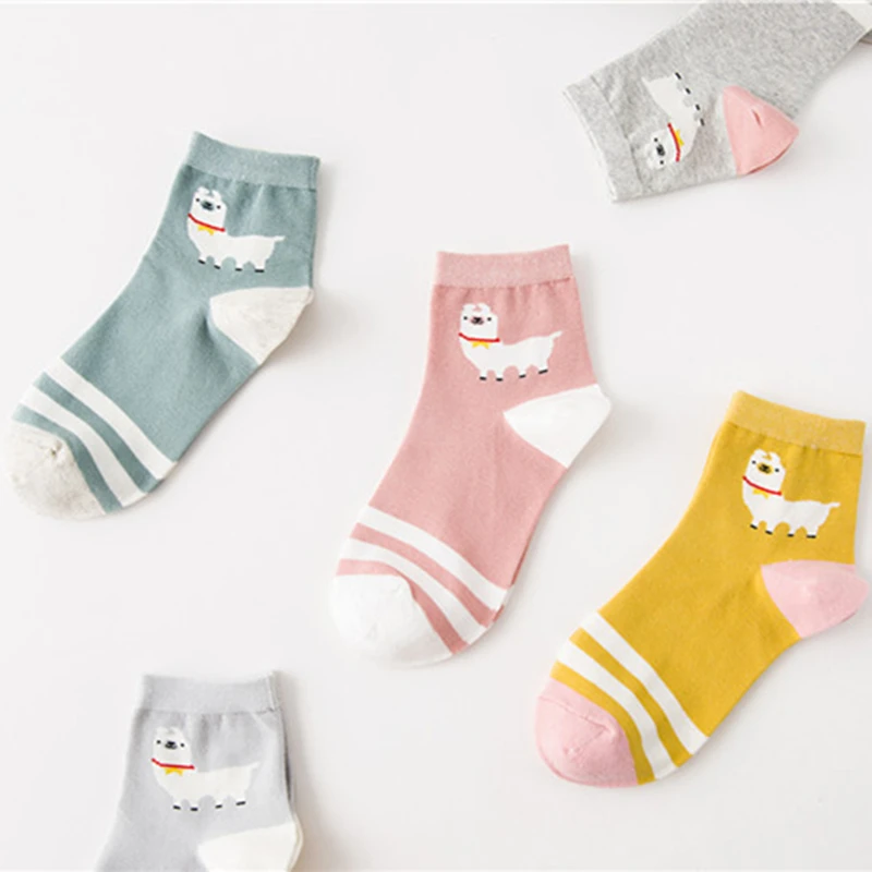 Хлопковые носки из альпаки для взрослых зимние и осенние эластичные