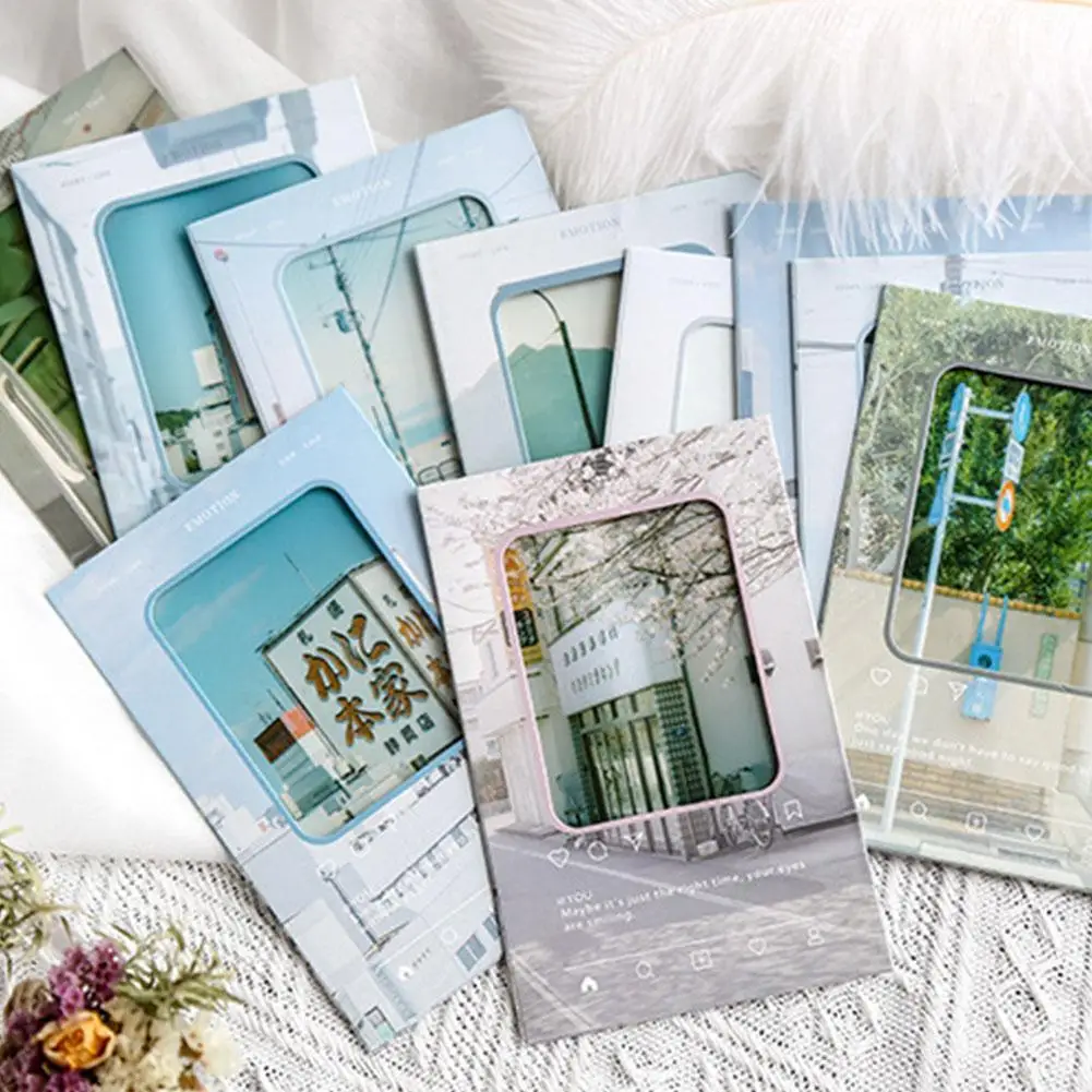 

Creative 10sheets /box Retro up Postcard Set Vintage Writing Greeting Blessing Gift Postcards Handmade Message Card Gifts