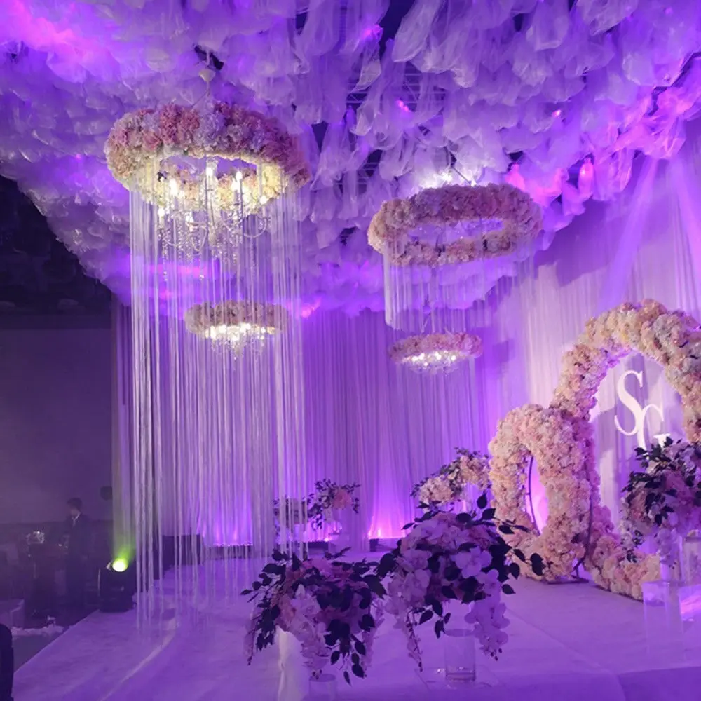 Роскошные хрустальные занавески новинка 1x2 м строка со вспышкой украшенная