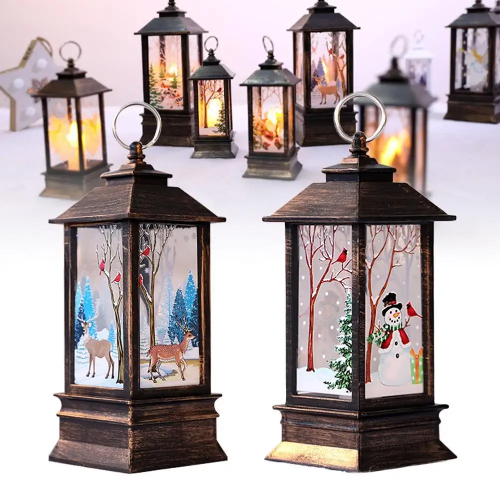 Рождественский подсвечник подвесной настольная лампа вечерние рождественские