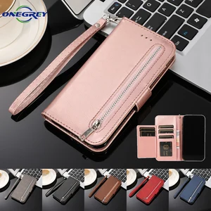 luxury zipper wallet flip leather case for samsung galaxy j3 j5 j7 pro a5 2017 j4 j6 a6 a7 a8 plus 2018 magnet card phone cover free global shipping