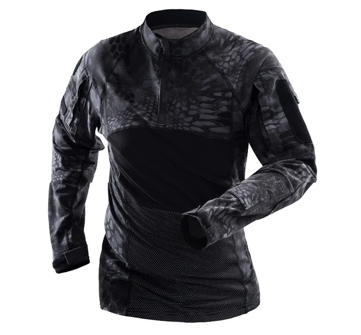 US Army Tactical Military Uniform Airsoft CS Game Camouflage Combat-Proven Shirts Rapid Assault Long Sleeve Shirt Battle Strike |