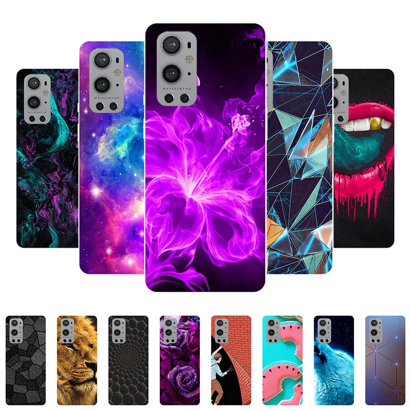 

For Oneplus 9 Pro Case Flower Soft Silicone TPU Phone Cases for Oneplus 9 9R Back Cover Funda for One Plus 9 Oneplus9 1+9 Pro