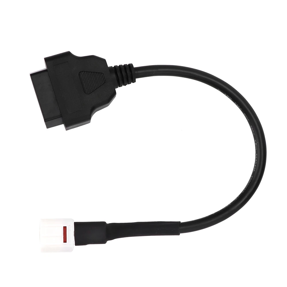 Новый диагностический 4 Pin к OBD2 OBDII Кабельный адаптер для Yamaha FZ10 MT09 MT10 XSR900 R6 R1