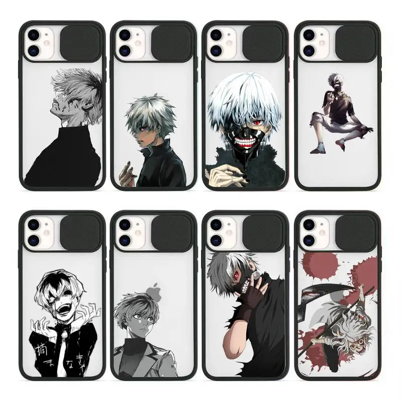 

Anime Tokyo Ghouls terror horror Phone Case Transparent for iPhone 7 8 11 12 se 2020 mini pro X XS XR MAX Plus