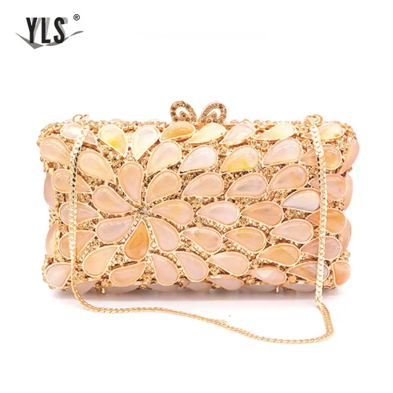 Роскошные дамские сумочки с агатом и камнем элегантные вечерние клатчи