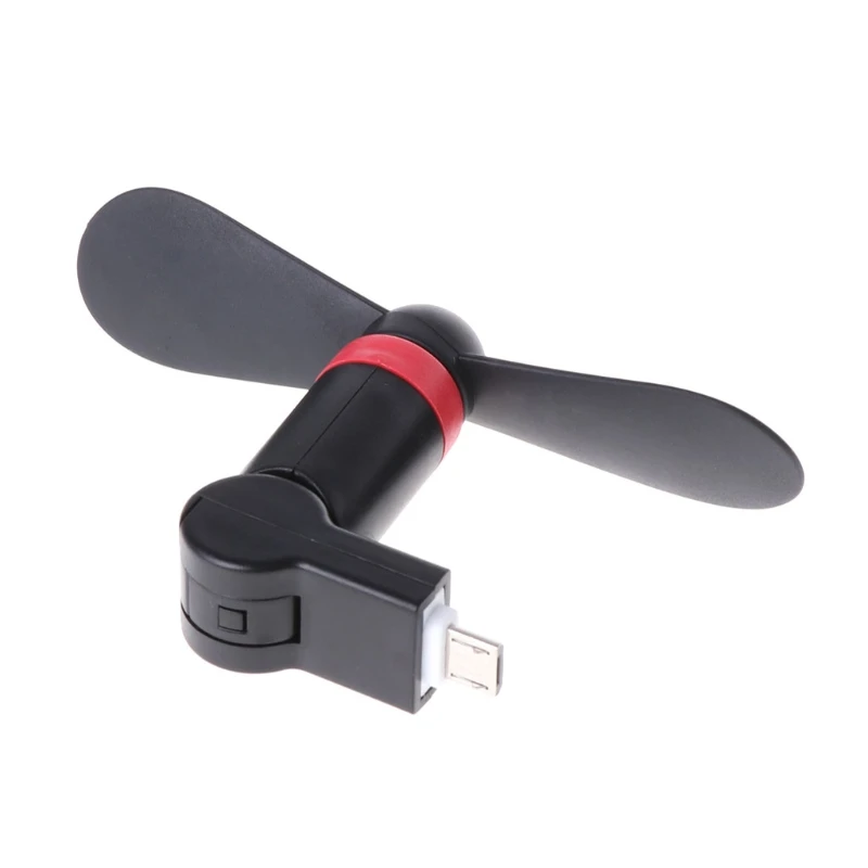 180 ˚ вращающийся охлаждающий вентилятор Micro USB для телефонов Samsung Xiaomi Huawei Android