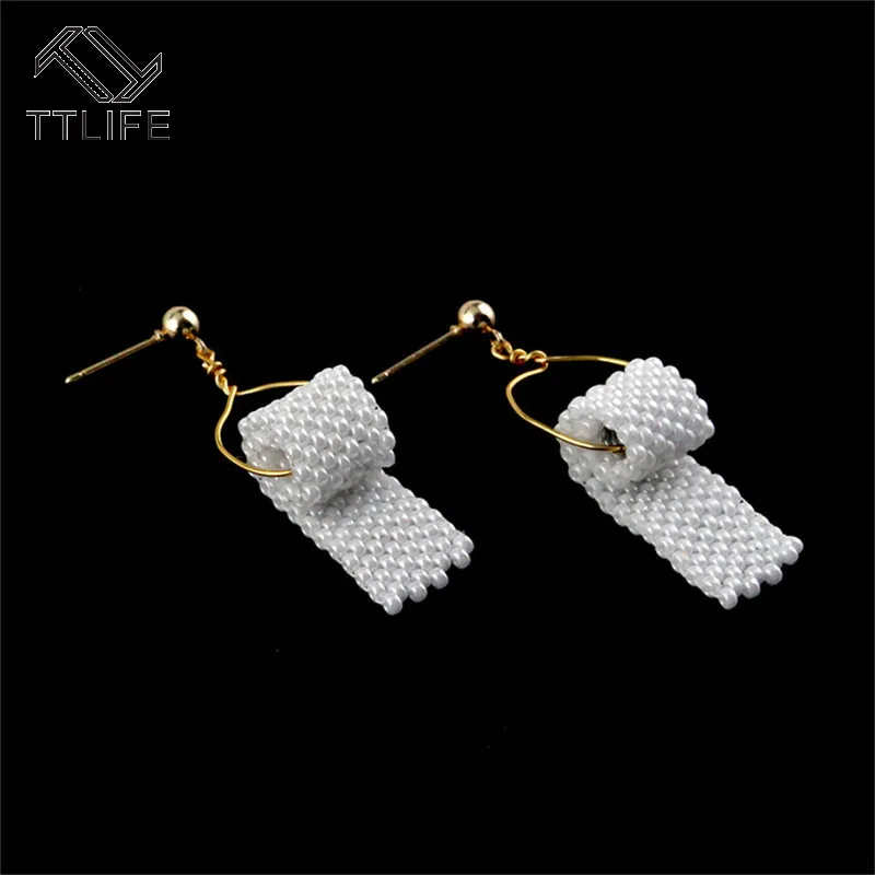 2020 Висячие забавные рулонные серьги с принтом туалетной бумаги 3D висячие