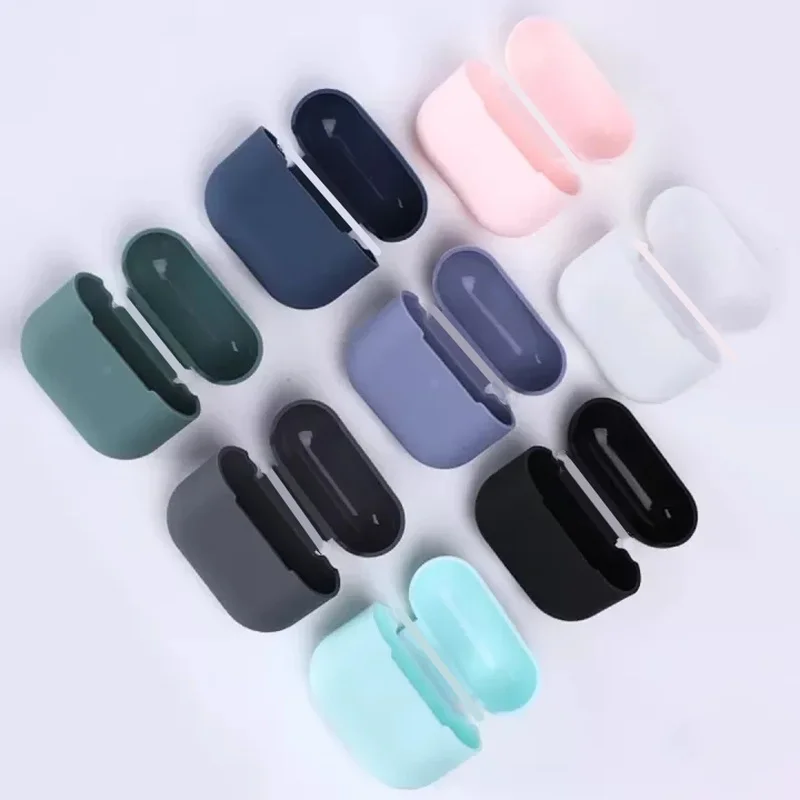 

A Pods3 Soft Silicone Case for Apple Airpods 3 Charging Box Case Protector Covers with Anti-lost Buckle for Airpod3 Air Pods 3