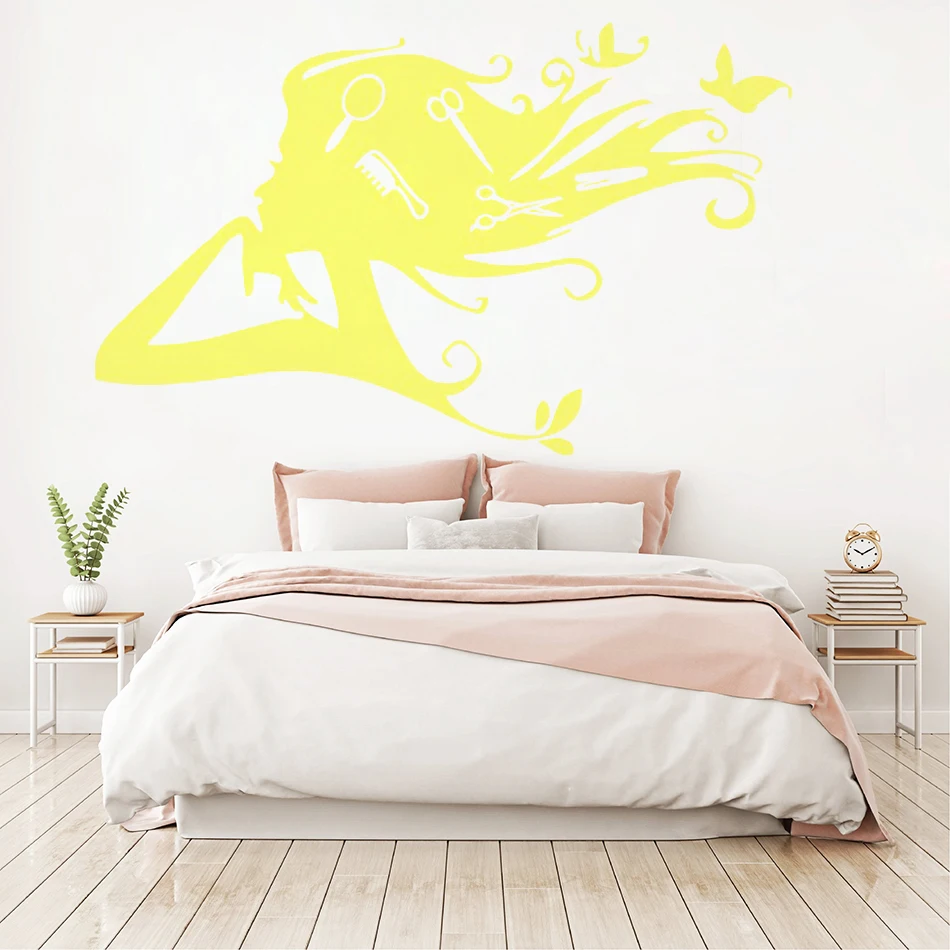 Виниловая наклейка для украшения салона красоты | Дом и сад