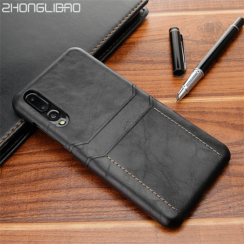 Тонкий кожаный чехол для samsung note 10 Plus 8 9 s20 ultra s10 s9 s8 plus|Бамперы| |