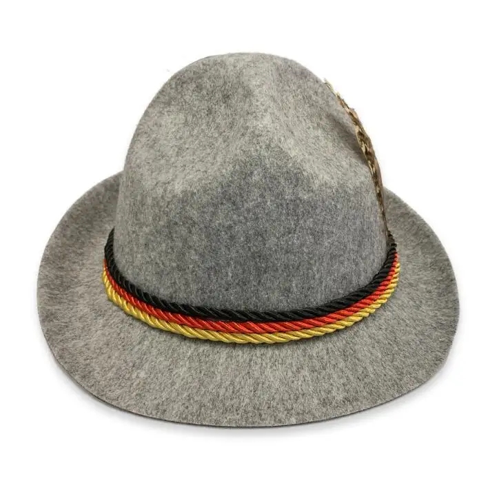 gray hat Индивидуальный размер menмужской модный костюм для Октоберфеста баварский немецкий пивной костюм Одежда для косплея(клетчатая рубашка+ комбинезон - Цвет: gray hat