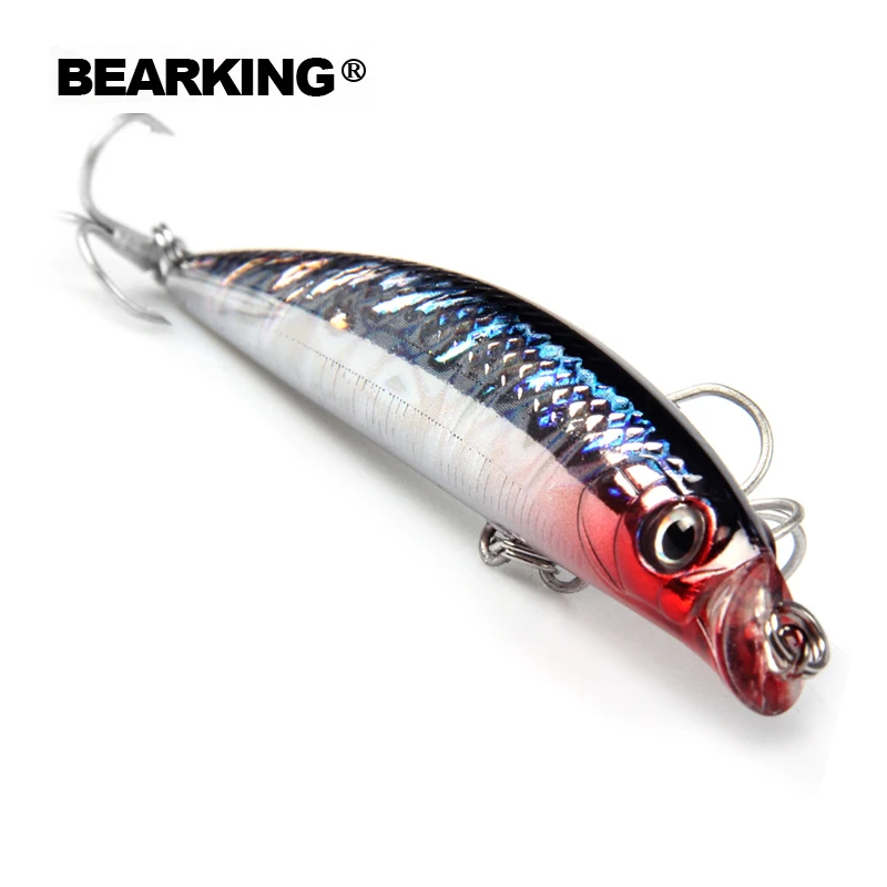 Bearking 5 шт./лот рыболовные приманки, разные цвета, penceilbait 90 мм 10 г, плавающие, погружение 1,0 м