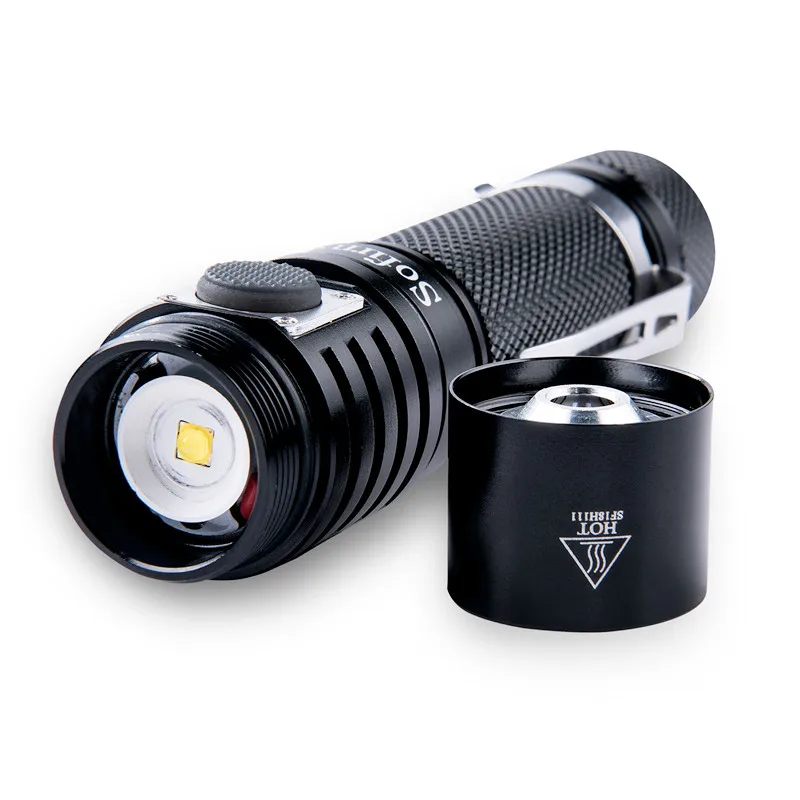 Новое поступление Sofirn SC31 XP-G3 4 режима USB Перезаряжаемый светодиодный фонарик 18650 тактический фонарик EDC лампа с индикатором питания