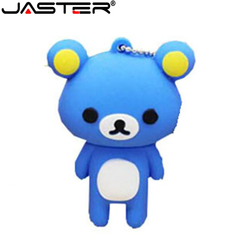 JASTER Lovely Медведь от pendrive цепочка для ключей Флеш накопитель 4gb/8gb/16gb/32gb/64gb карту