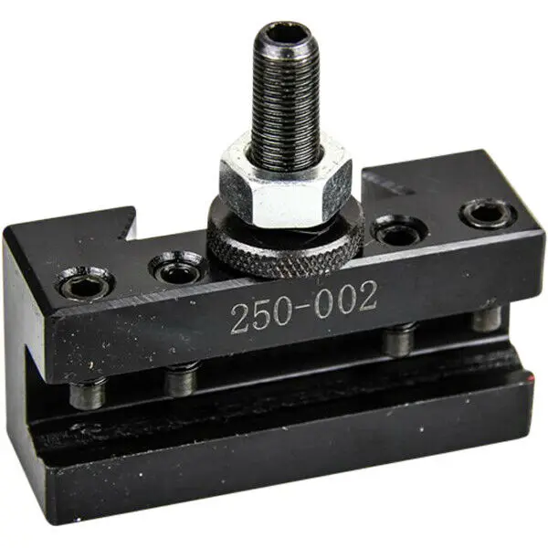 

250-002 QUICK CHANGE TURNING FACING & BORING TOOL POST HOLDER "V"-Shaped Groove Design Quick Change Tool Holder T-Slot Nut Plate