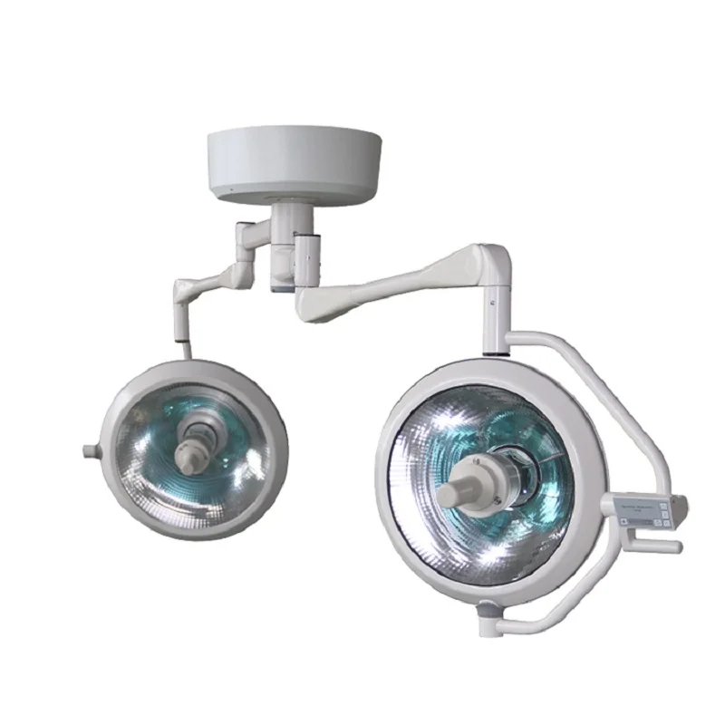 

Veterinary mounted ceiling double head halogen surgical operation light ot led surgical lamp price