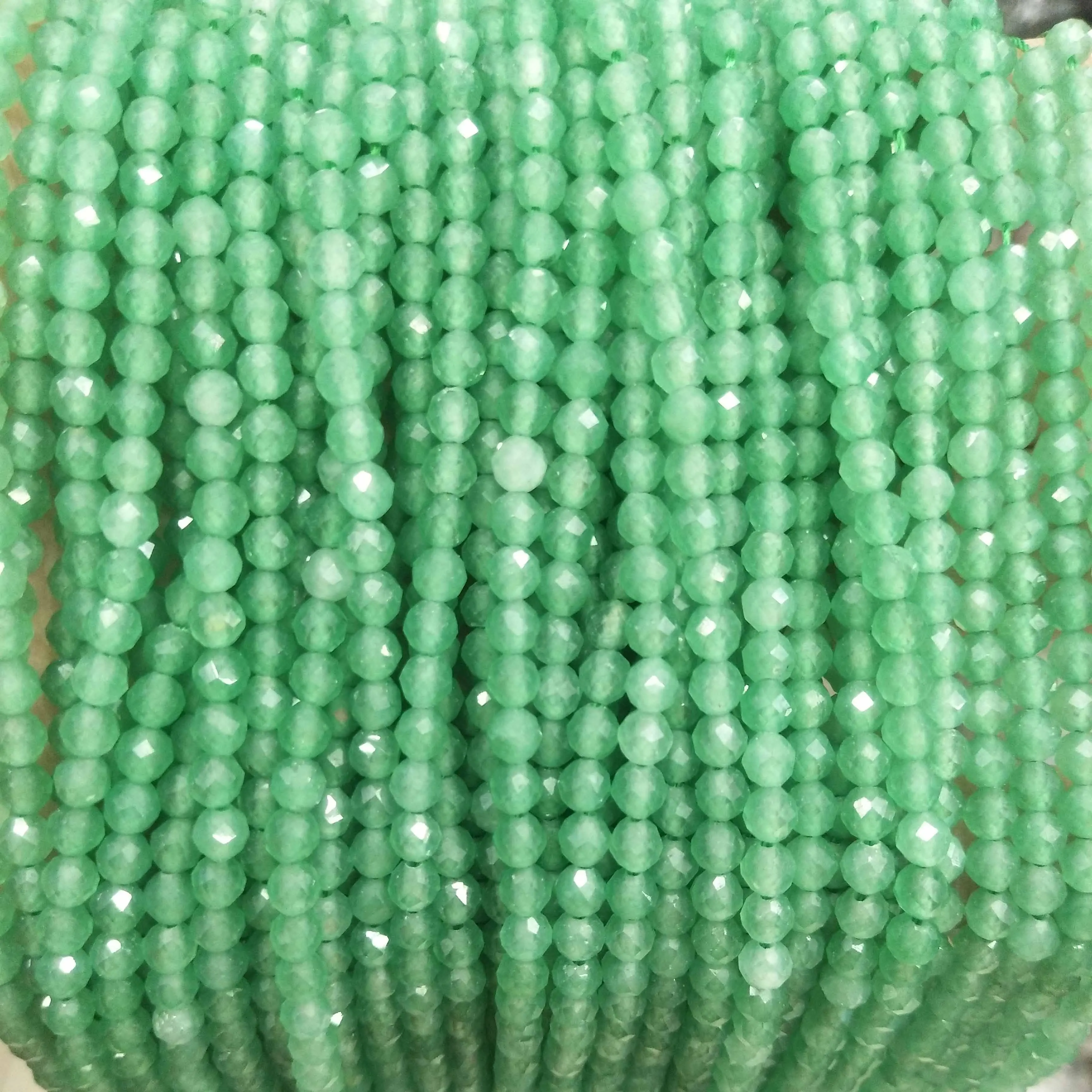 Ограненные бусины из 4 мм натурального камня Агаты Amazon розовые кварцевые