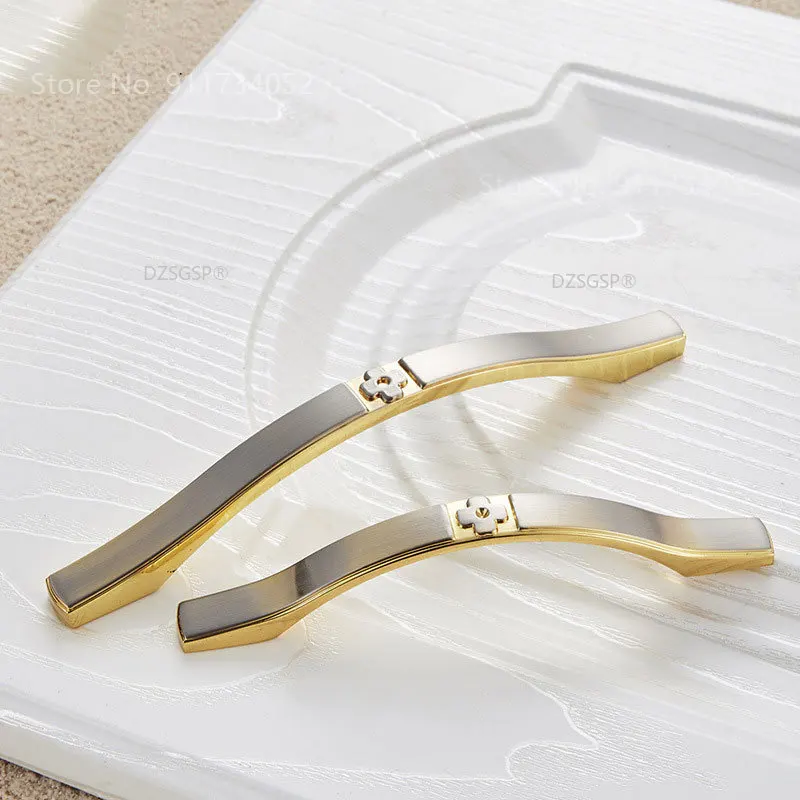 Ручки для шкафа комода фурнитура кухонные ручки ящика серебряное зеркало в