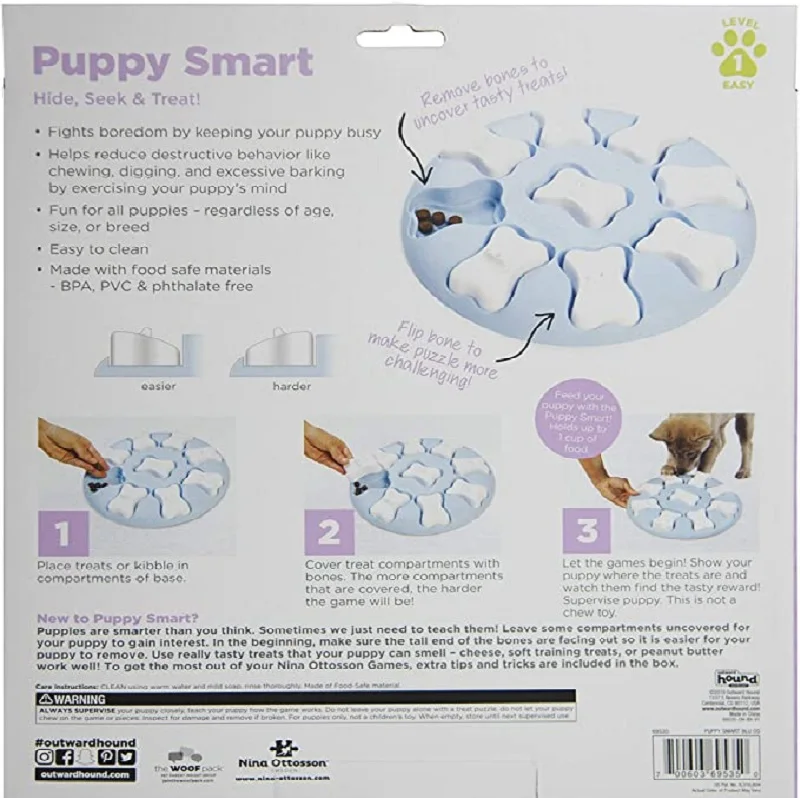 

1PC Pet Dog Fun Traning Bowl Feeder Cat Feeding interactive Toys Pets Food Ball Pet Training Exercise Fun Bowl