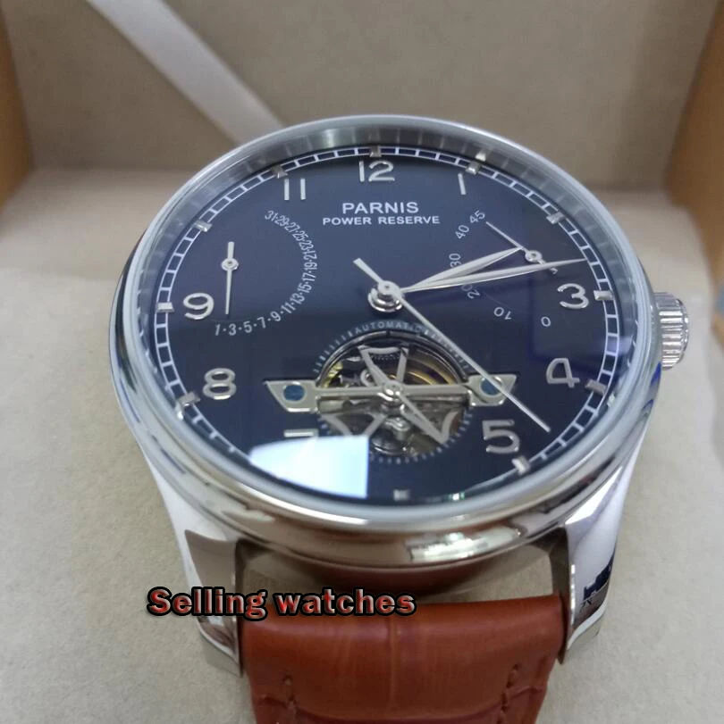 Часы-скелетоны Мужские механические с автоподзаводом PVD-корпусом 43 мм | Наручные