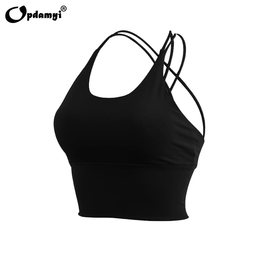 Высокоэффективный бесшовный спортивный бюстгальтер для женщин на бретельках