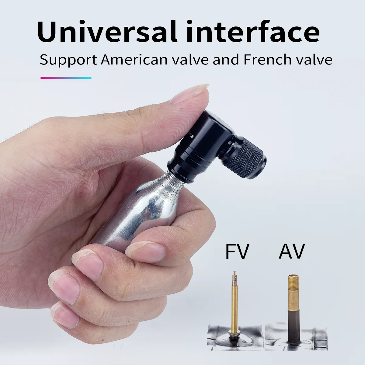 Портативный насос CO2 MORIDER алюминиевый сплав велосипедный для Schrader Presta адаптер
