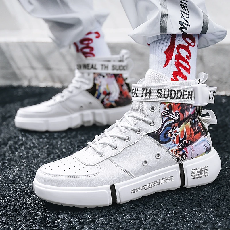 Mring/Мужская обувь в китайском стиле Молодежная с высокой талией Зимняя мужская