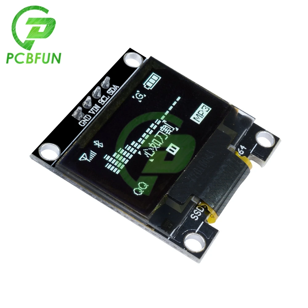 128x64 белый светодиод O светодиодный дисплей модуль для Arduino STM32 4 контакта GND VCC SCL SDA