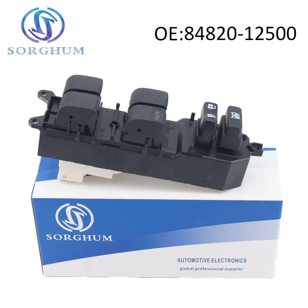 

New 84820-12500 Window Master Control Switch For Toyota Corolla Auris Yaris