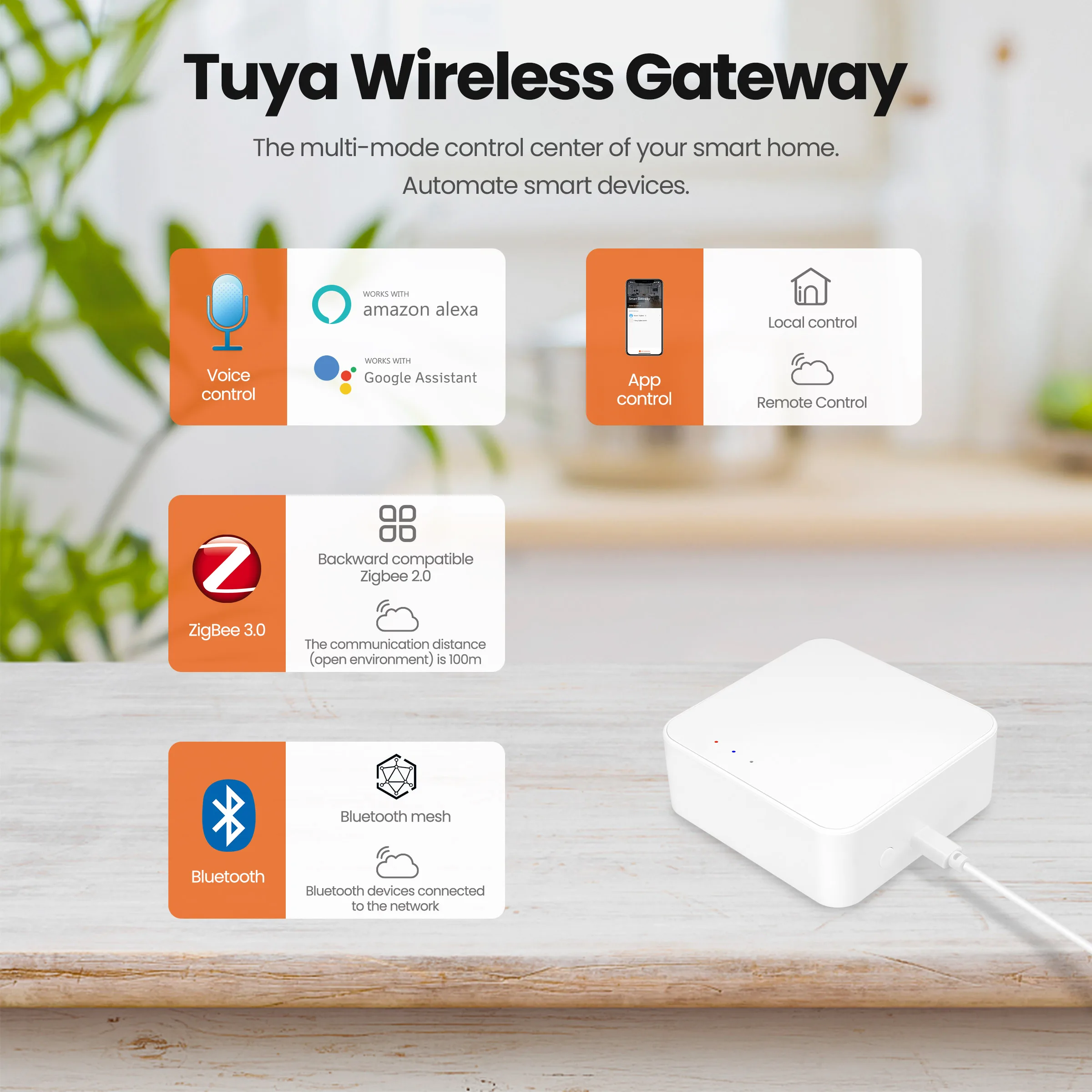 Умный беспроводной сетевой хаб ZigBee 3 0 с поддержкой Wi-Fi и Bluetooth | Электроника