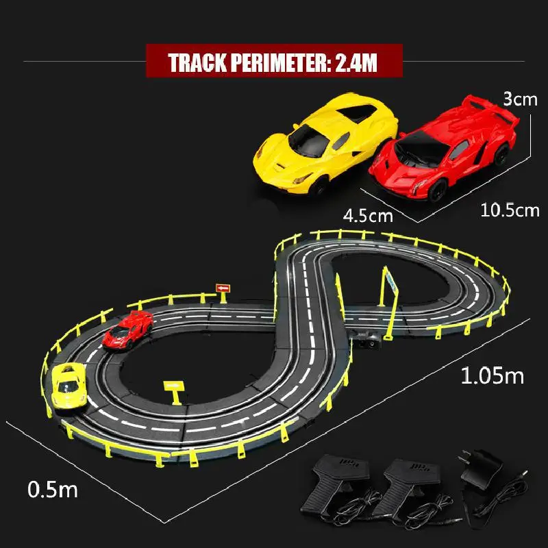 Гоночный трек детская игрушка дистанционное управление соревнование автомобиль