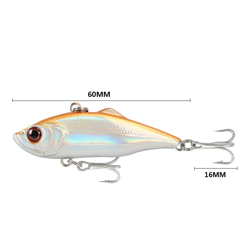 Bassland Тонущая VIB 6cm11g длинная литая рыболовная приманка большая жесткая jerkbait
