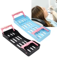 foldable design dental surgical sterilization box disinfection tray high temperature resistance dentistry oral care tools plate