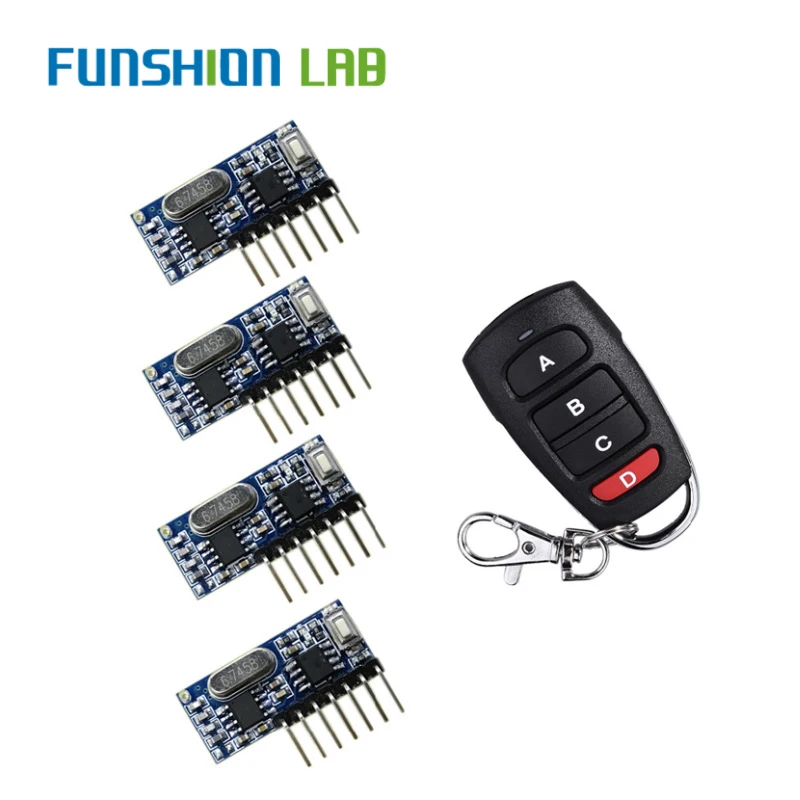 Радиочастотный пульт дистанционного управления FUNSHION передатчик и Беспроводной