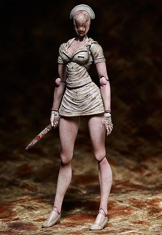 

15cm Figma SP-061 Silent Hill 2 Red Pyramd Thing Figure Bubble Head Nurse Action Figure Horror Halloween Halloween Toy Doll Gift