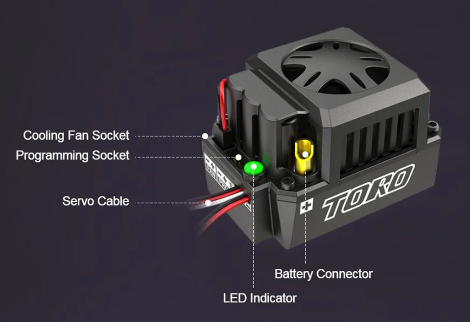 SKYRC Торо TS150 150A конкуренции ESC Скорость контроллер программируемый 6V3A BEC w/вентилятор для детей от 2 до 6 лет S для 1/8 трагги-багги грузовик против EZRUN