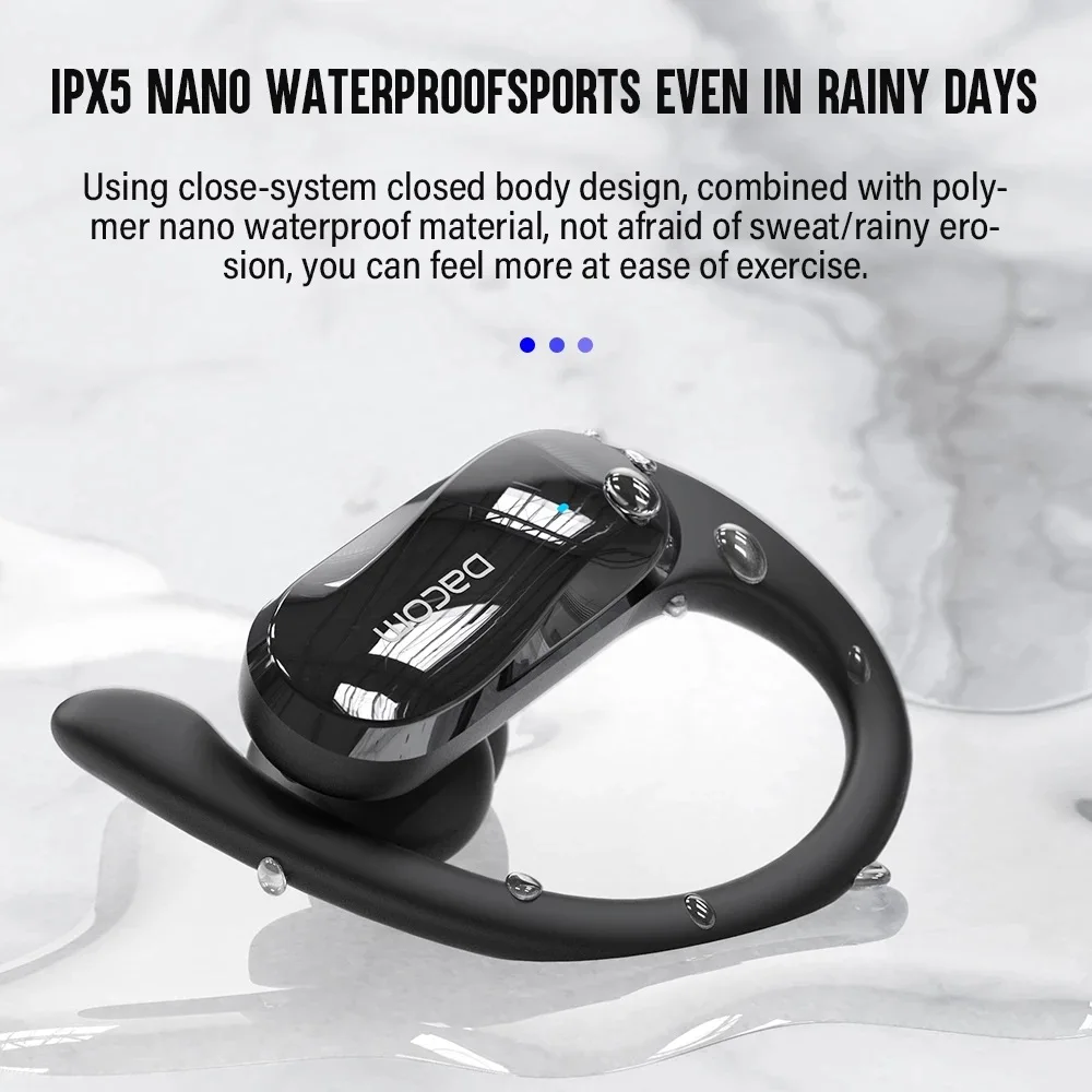 

2021 New True Wireless Bluetooth Headset Binaural Sports Running Ear Hook