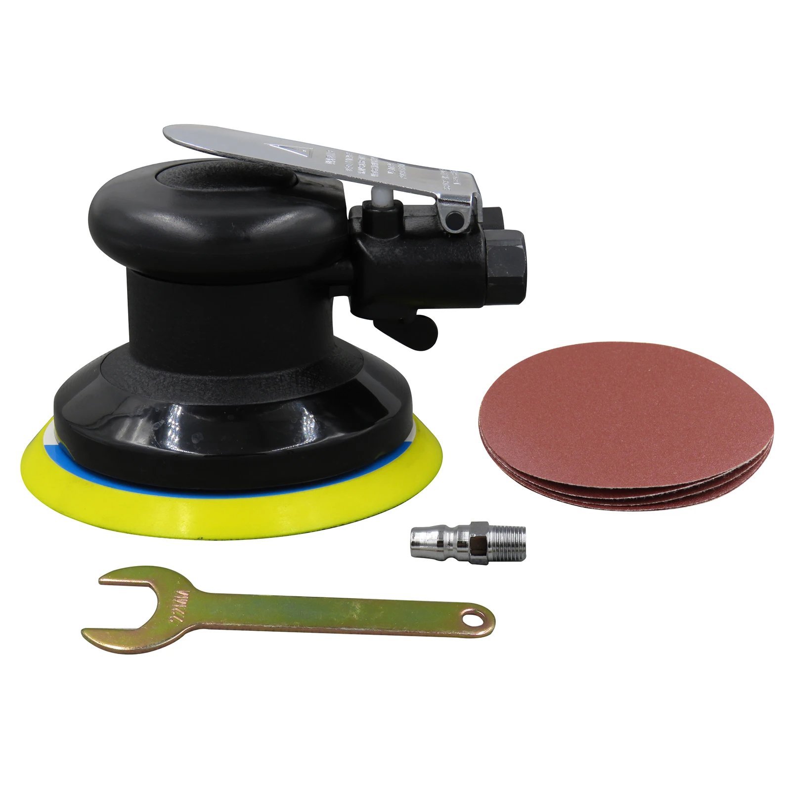 

5" Air Palm Sander Al Pneumatic Sanding Disc Sander Automotive Body