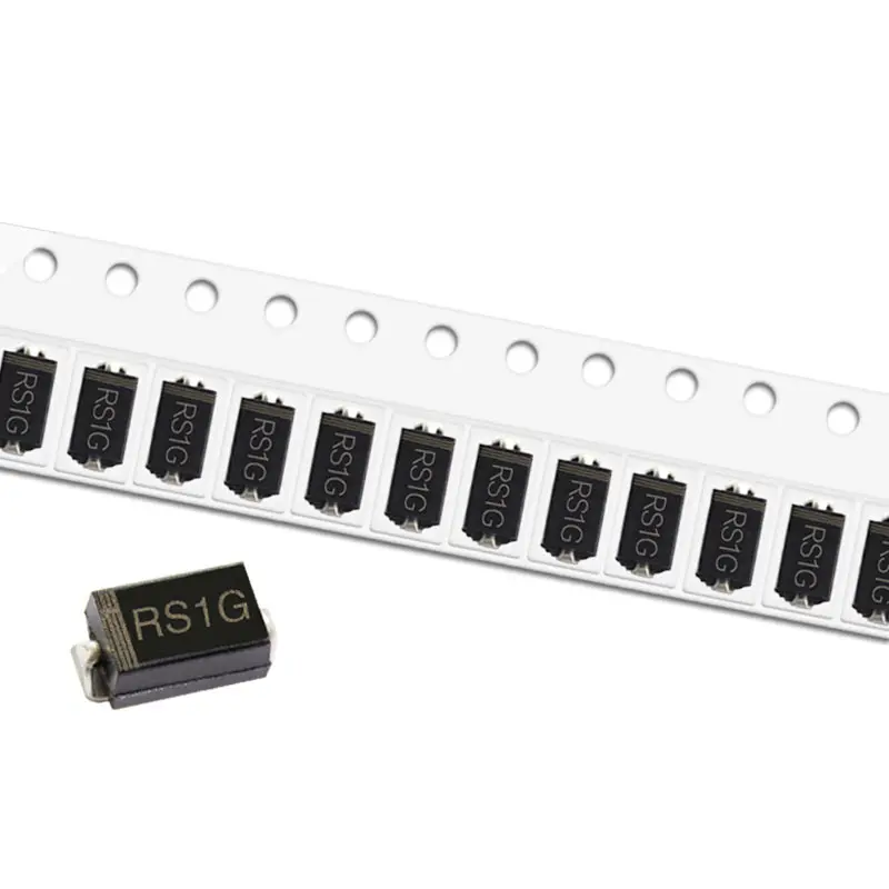 50 шт. SMD диод восстановительный выпрямитель DO-214AC RS1K RS1J RS1B RS1M RS1G RS2M RS1D RS1A 1A 50V 100V 200V 400V 600V 800V 1000V SMA on.