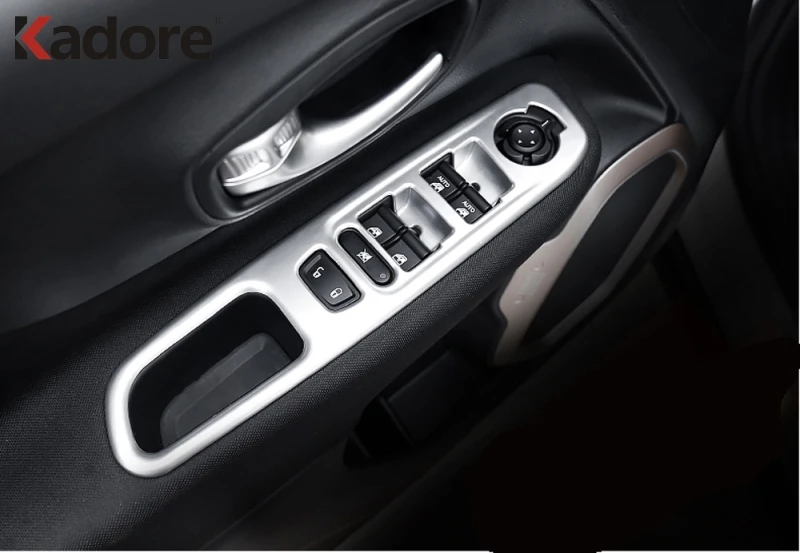 Для Jeep Renegade 2014 2017 2018 2019 ABS Матовый переключатель окна подлокотник крышка рамы