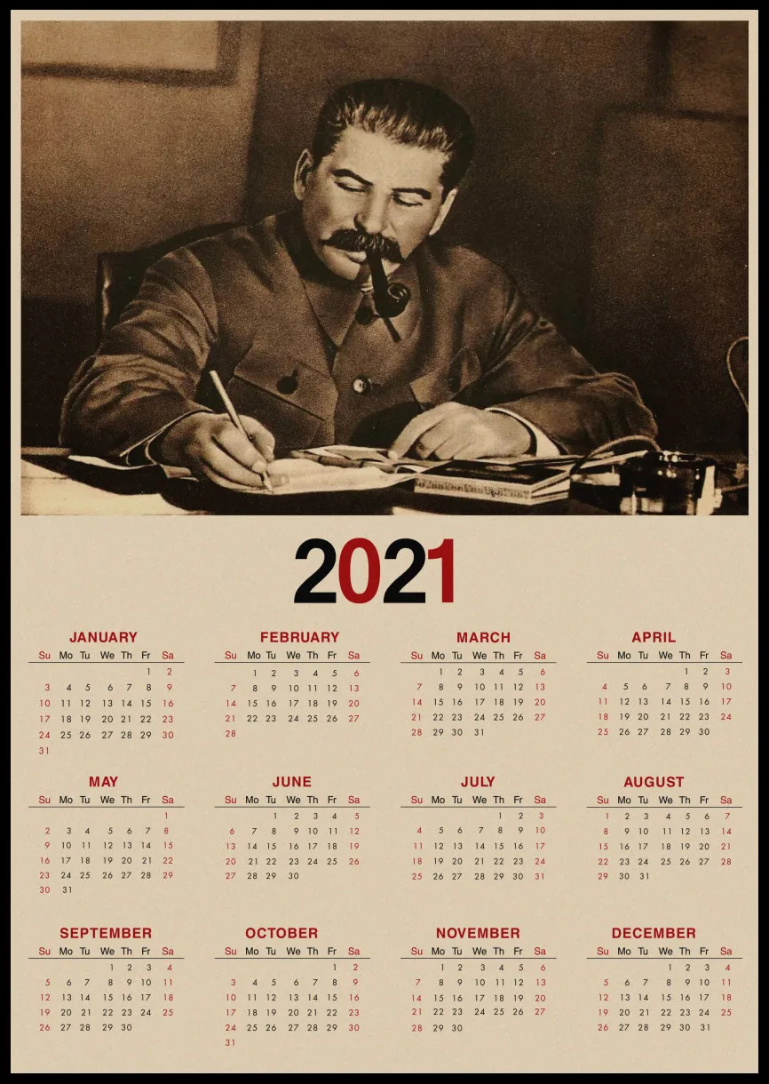 Календарь на тему Второй мировой войны российский товарищ Джозеф Сталин