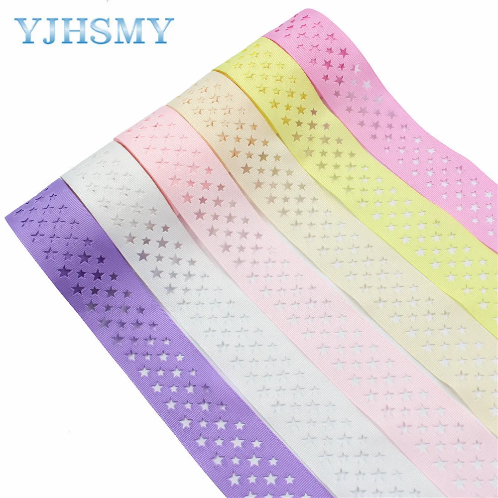 L-20527-451 10 ярдов 1-1/2 &quotАжурные звезды цветы серии ленты Аксессуары для одежды DIY