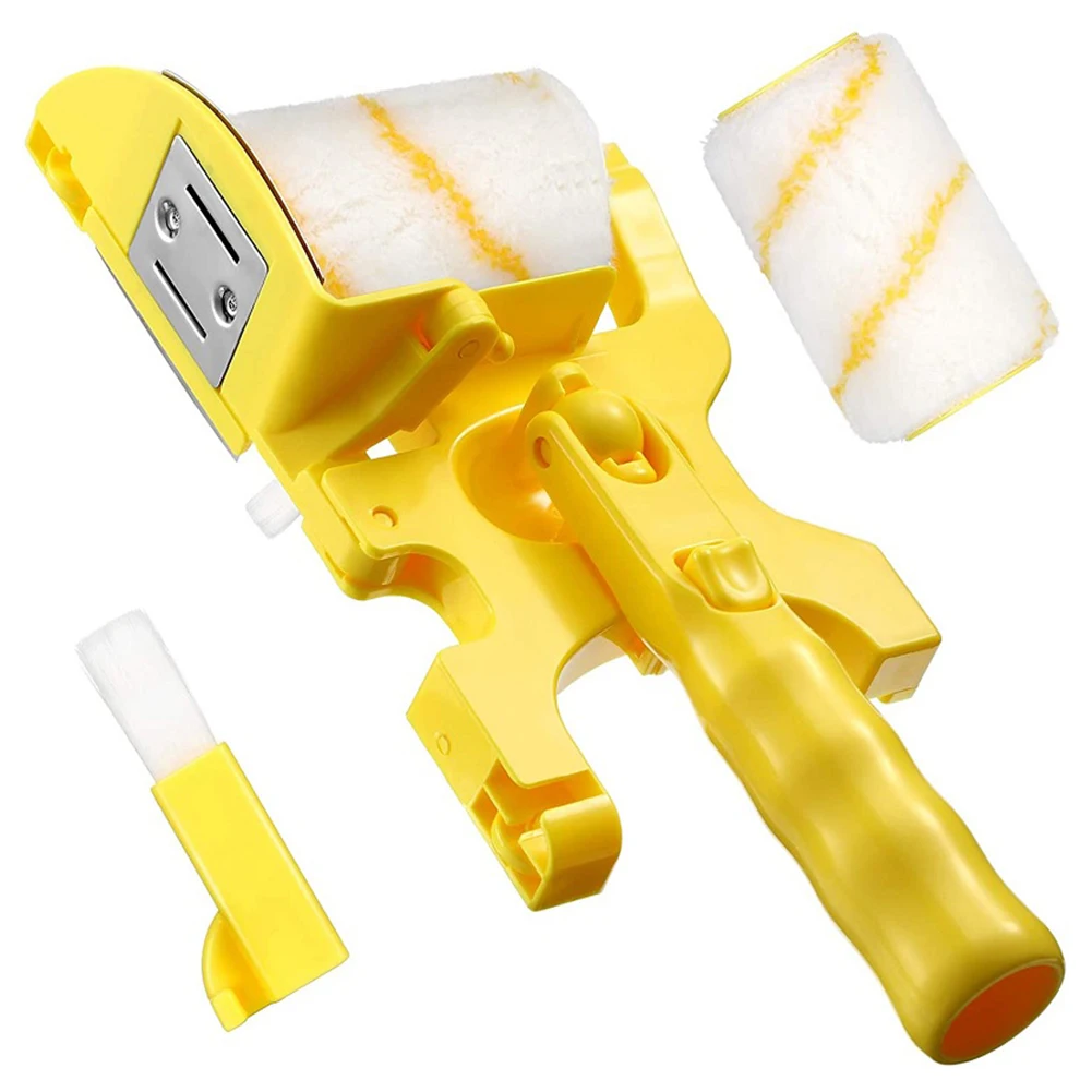 

Clean Cut Proffesional Paint Edger with 2-Pack Replacement Rollers Brush Tool Multifunctional for Home Room Wall Ceilings