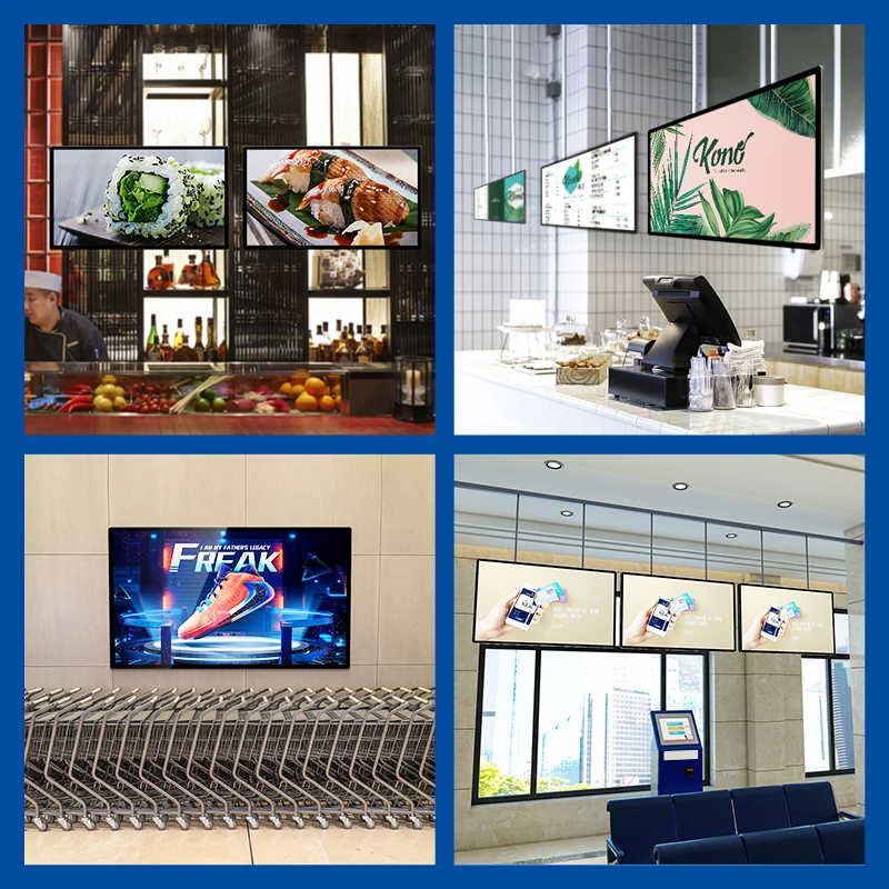 50 Inch Infrared Touch Wall Advertising Display | Smart TV