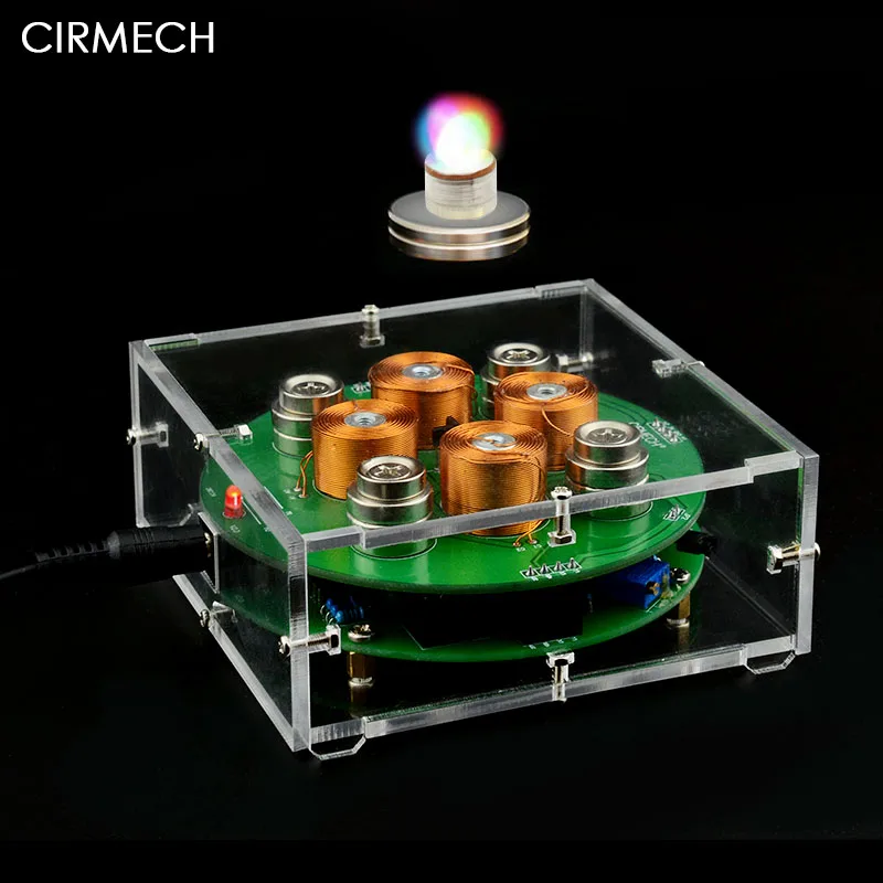 CIRMECH Умный Магнитный левитационный нажимной Тип магнитная левитация DIY Kit DC12V 2A стиль подвеска Магнитная