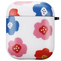 airpod holder for apple earpod soft tpu cover for airpod cases flower