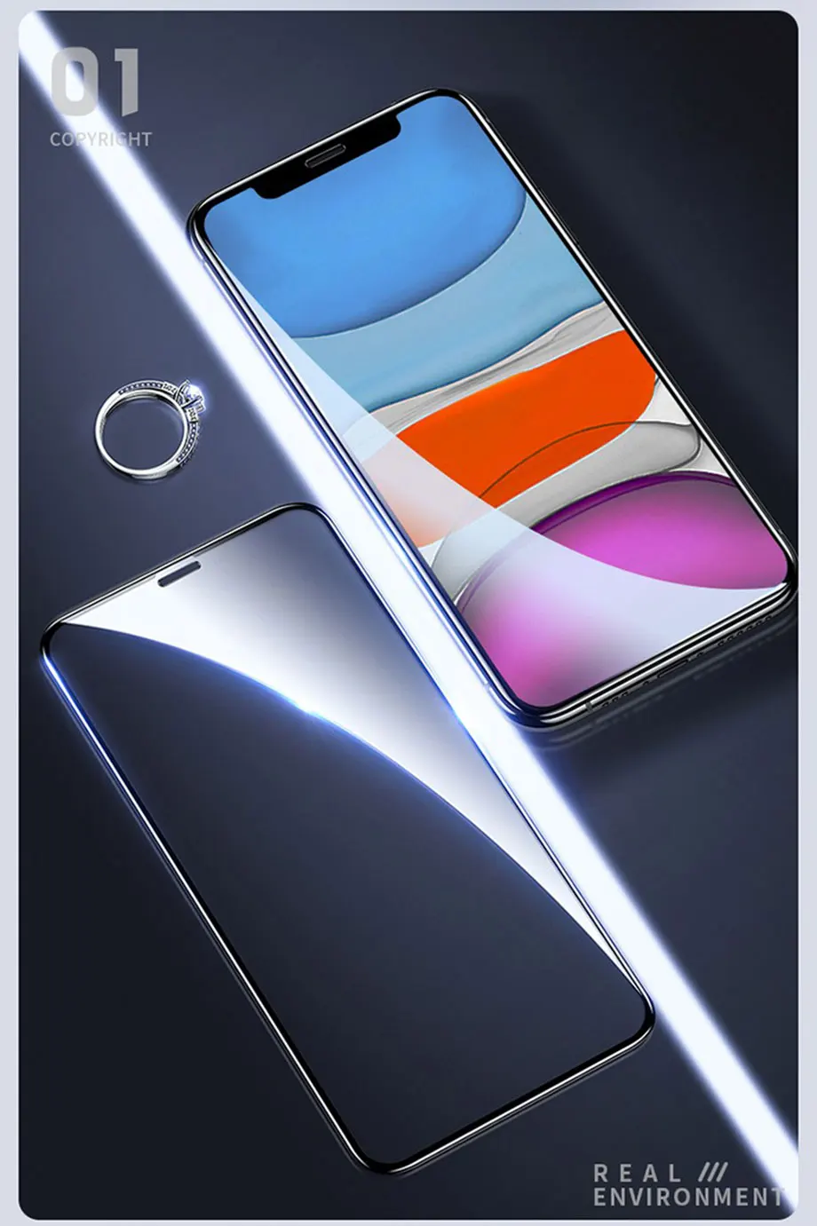 300D защитное стекло на iPhone 11 Pro X XS MAX 11 стекло полное покрытие iPhone 11 Pro Max XR защита экрана закаленное стекло