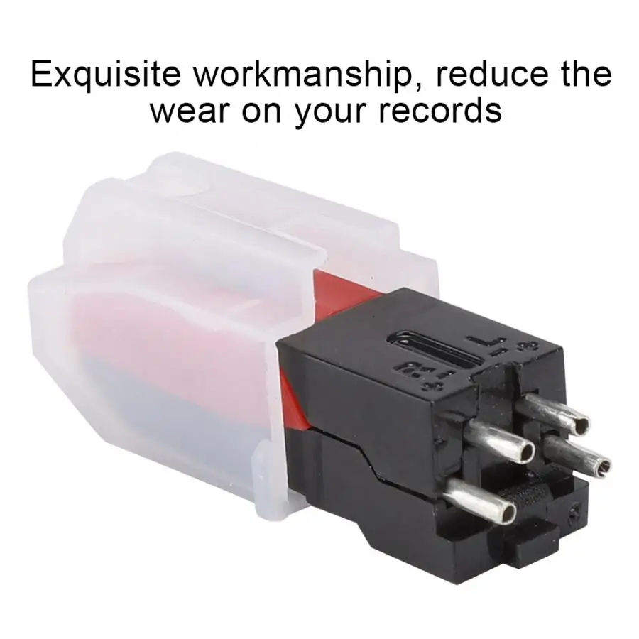 Сменный стерео стилус с двойной иглой для винилового проигрывателя LP аксессуары
