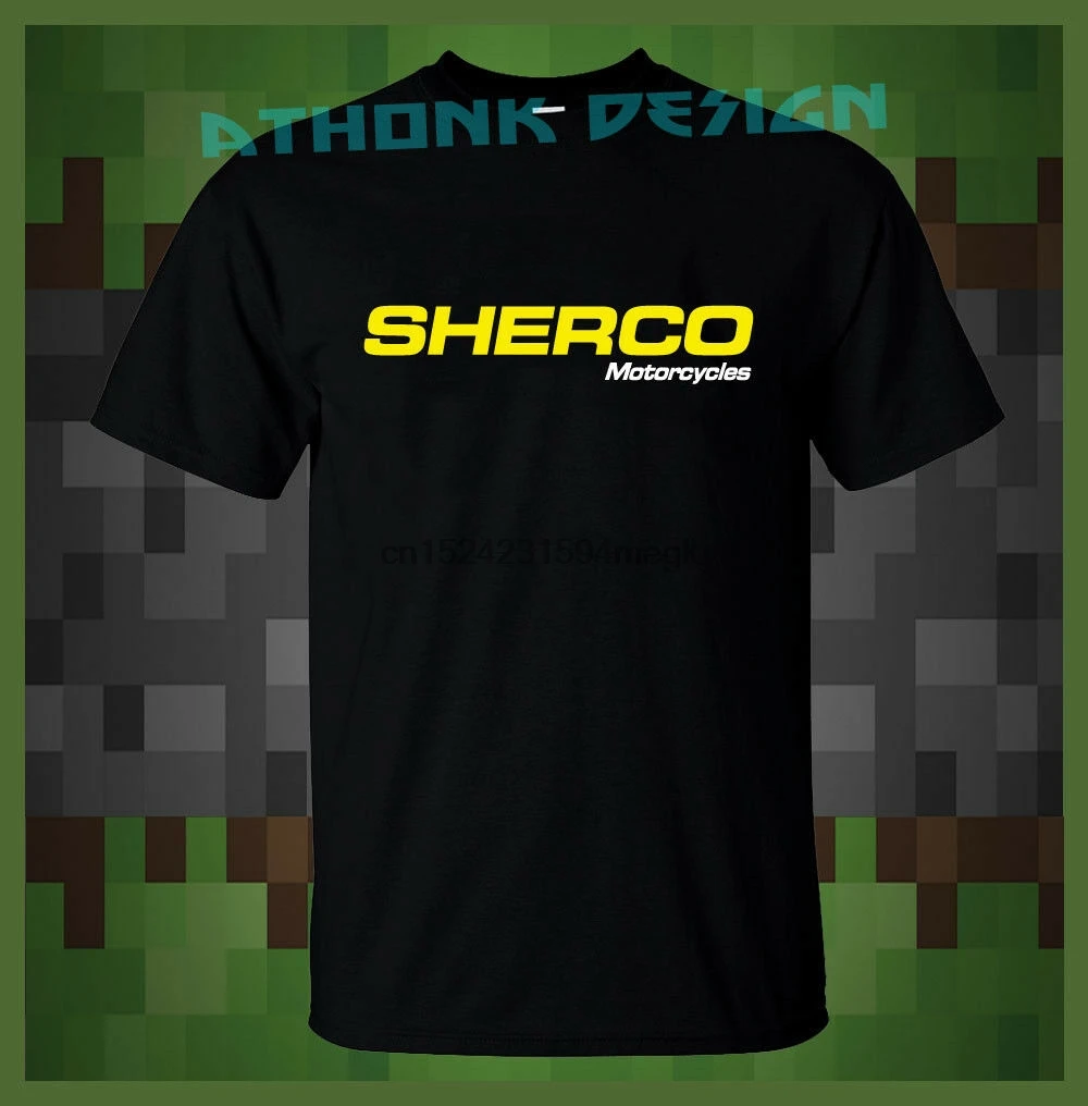 Новая мотоциклетная Мужская футболка SHERCO|Мужские футболки| |
